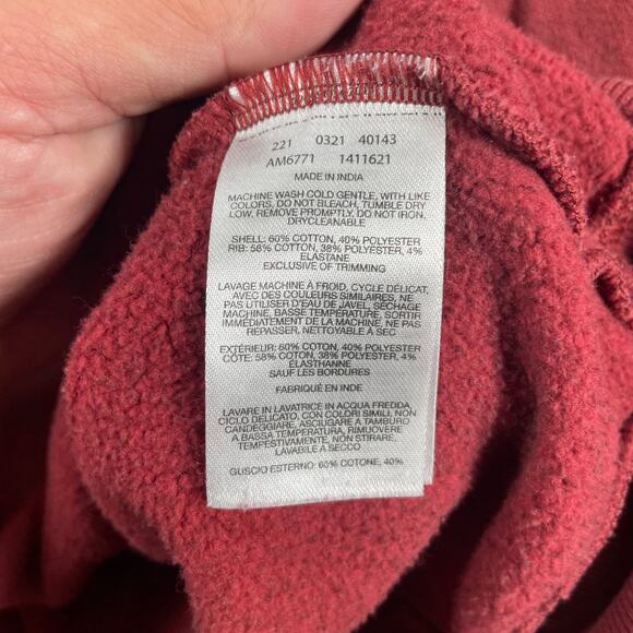 Columbia 1/2 Zip Hart Mountain II Pullover Men's XXL Red Comfort Fit Sweatshirt - Picture 7 of 9